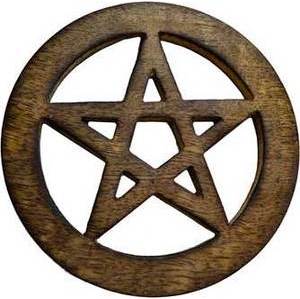 Pentagram Altar Tile 4"