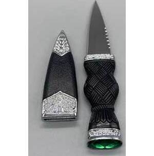 7 1/4" Green Scottish Dirk