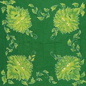 Green Man Cloth 3' X 3'