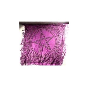 Pentagram Altar Cloth 22" x 22"
