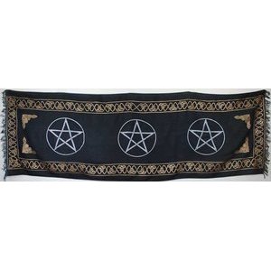 Three Pentagram Altar Cloth 21" x 72"