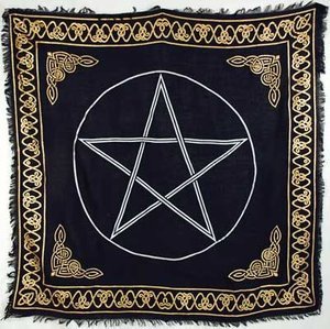 Gold Bordered Pentagram 36" x 36"