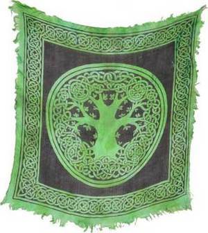 Tree of Life Altar Cloth 18" x 18" Tree of Life Altar Cloth 18" x 18"
