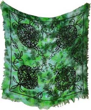 Green Man Altar Cloth 18" x 18"