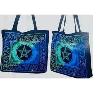 15.7" x 17.7" Pentagram tote bag