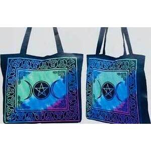 15.7" x 17.7" Triple Moon tote bag