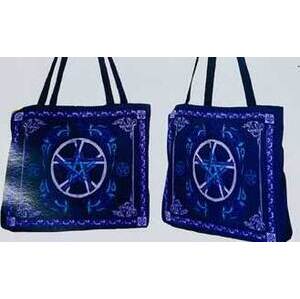 15.5" x 17.5" Pentagram tote bag