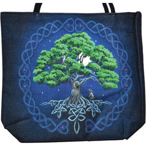 14" x 16" Tree of Life jute tote bag 14" x 16" Tree of Life jute tote bag