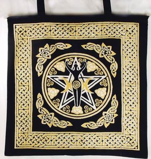 Pentagram Goddess Tote Bag