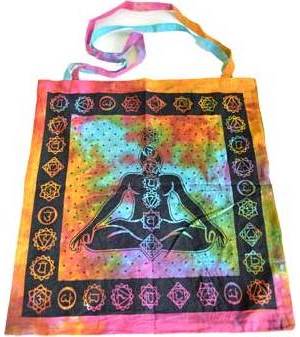 18" x 18" 7 Chakra Tote Bag 18" x 18" 7 Chakra Tote Bag