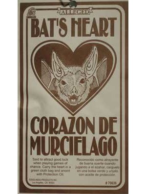Bat Heart Charm