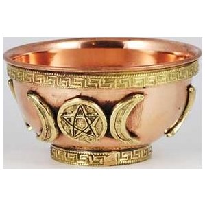 3" Triple Moon Offering Bowl 3" Triple Moon Offering Bowl