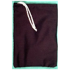 Green Cotton Bag 3" x 4"