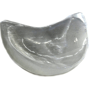 4" Selenite Half Moon bowl