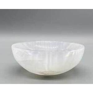 4" Selenite Oval bowl