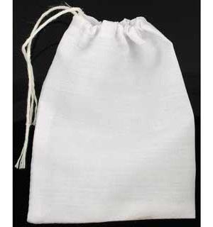 White Cloth Bag 3x4