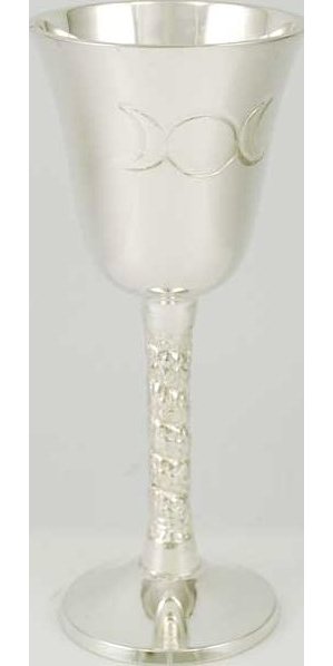 Triple Moon Chalice 4 3/4" Triple Moon Chalice 4 3/4"