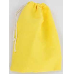 Yellow Cotton Bag 3" x 4"