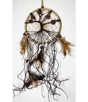 6" Tree Hemp dreamcatcher