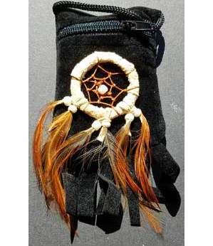 Black bag dream catcher