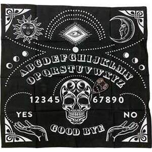 24"x24" Ouija, Black mat