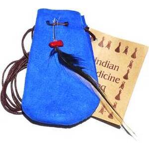 3" Medicine Dream bag Blue