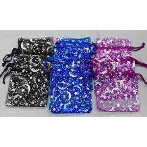 12 pk 3" x 4" Mixed organza pouch 12 pk 3" x 4" Mixed organza pouch