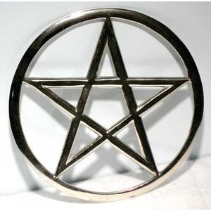 Cut-Out Pentagram Altar Tile 5 3/4"