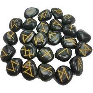 Black Agate rune set