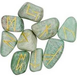 Amazonite rune set