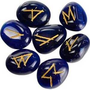 Blue Onyx Rune Set Blue Onyx Rune Set