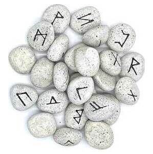 Ceramic rune set