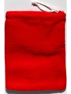 Red Cotton Bag 3" x 4"