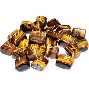 Tiger Eye Rune Set Tiger Eye Rune Set