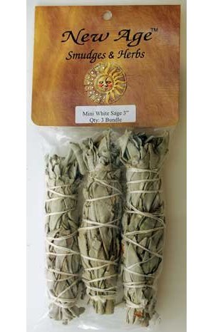 White Sage Smudge Stick 3pk 3"