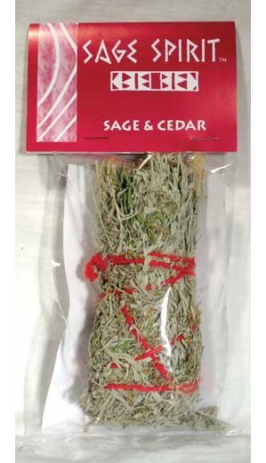Sage & Cedar Smudge Stick 5"