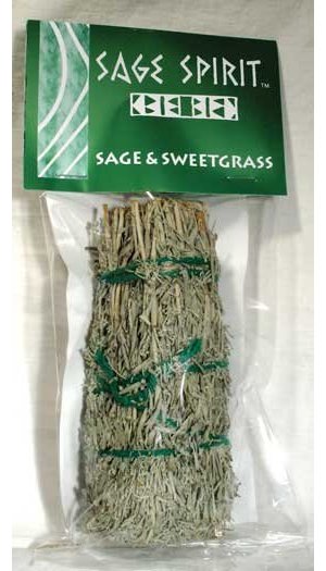 Sage & Sweetgrass Smudge Stick 5"