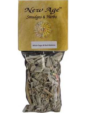 White Sage Smudge Stick with Shell