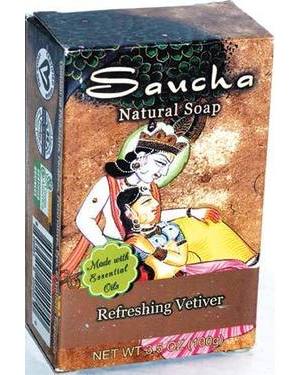 3.5oz Refreshing Vetiver saucha soap