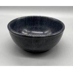 4" Black Marble scrying bowl