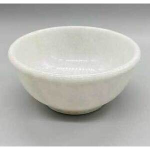 4" White Marble scrying bowl
