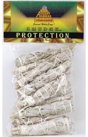 White Sage Smudge Stick 12pk 3 1/2"