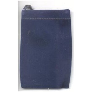 Velveteen Pouch 2 X 2 1/2 Blue