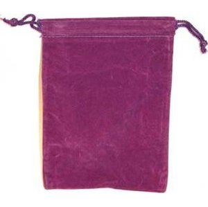 Bag Velveteen Pouch 4 X 5 1/2 Purple