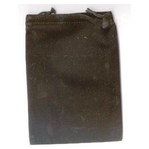 Bag Velveteen Pouch: 5 X 7 Black