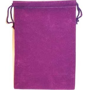 Bag Velveteen Pouch 5 X 7 Purple