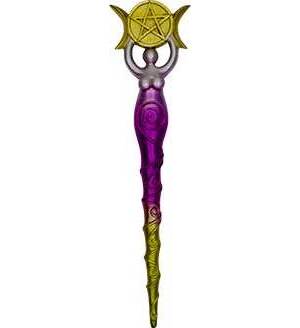 9" Goddess Magic wand
