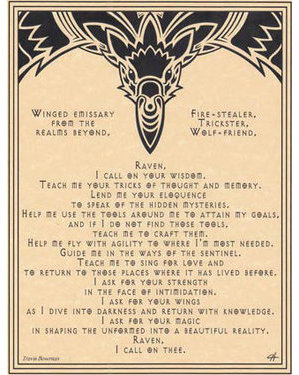 Raven Prayer Poster Raven Prayer Poster