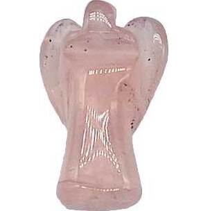 1" Rose Quartz angel 1" Rose Quartz angel