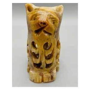 3" Cat carving